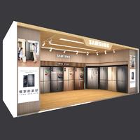 Wooden Display Stand for Home Appliances Retail Showroom Display