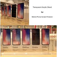 Transparent Acrylic Display Stand for mobile phone screen protectors