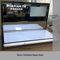 POS Display Acrylic Stand with LED Base Video Playing Function