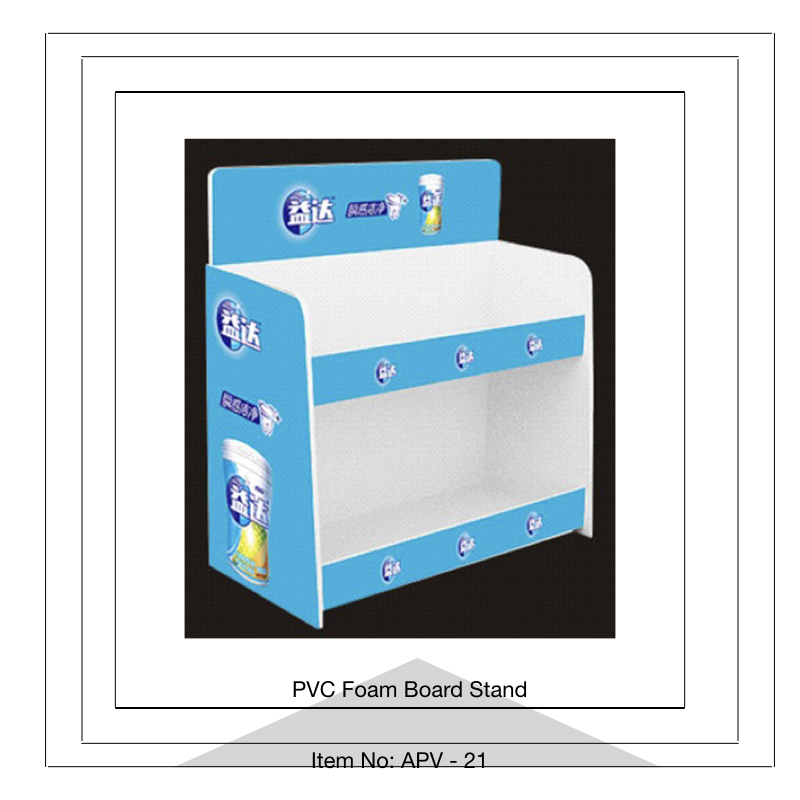 Foam Board Display Stand for FMCGs and POS Display Custom Sizes