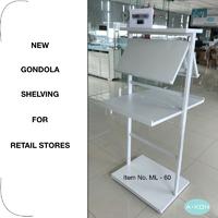 New Style Gondola Display Shelf Metal Double Sided Rack